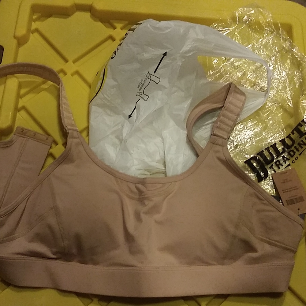 Beige sports bra